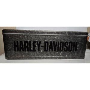 Harley Davidson Collectible Storage Tin HOG Motorcycles Ornaments Figurines